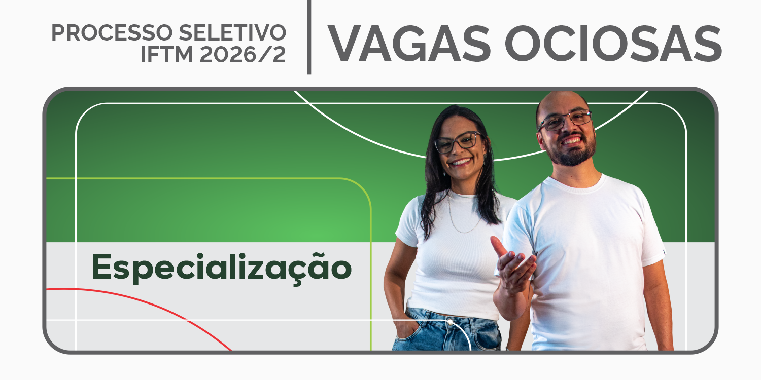 Vagas ociosas especialização